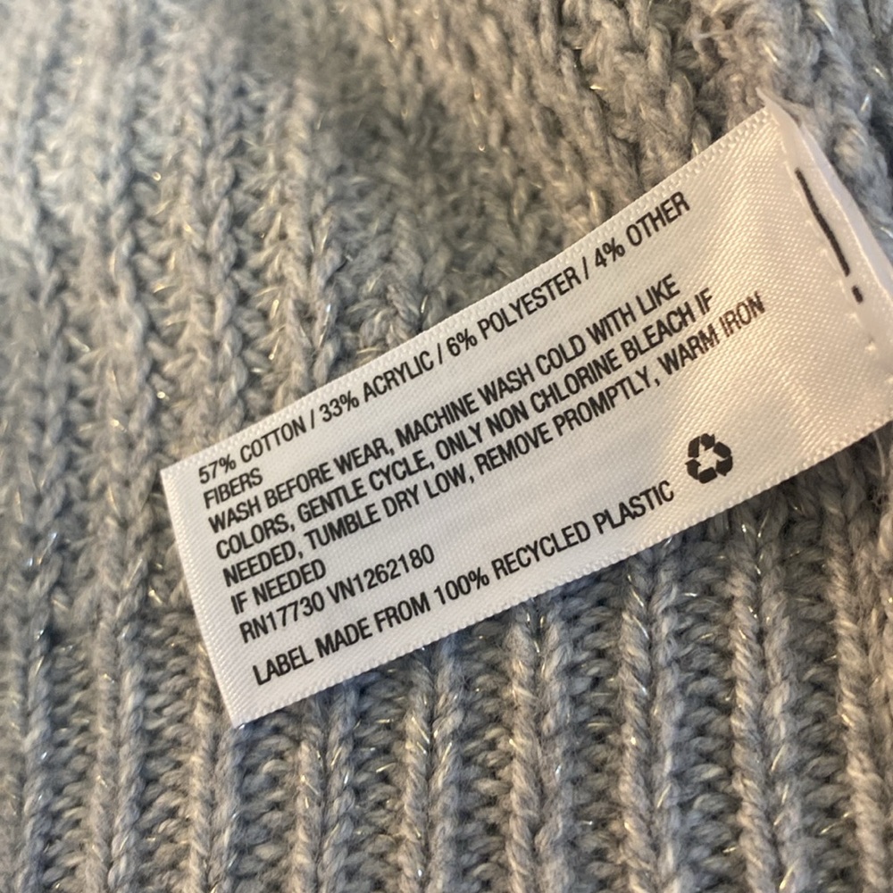 🎁NWT CAT & JACK Heather Gray Cardigan Sweater - Picture 6 of 6